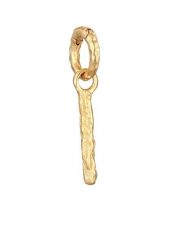 Elli Damski wisiorek Litera I Organic Look z pozłacanego srebra próby 925 Sterling Silver Kolczyki koła 1 ct. Szare kolczyki damskie Elli, pozłacane. Za 158.99 zł.