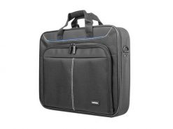 Torba Natec Doberman 15.6'' - 16'' czarny. Czarne torby na laptopa damskie Natec, bez wzorów, z gumy. Za 65.90 zł.