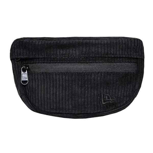Mała Sztruksowa Torba Biodrowa Jeden Rozmiar. Czarne torebki klasyczne damskie New Era, bez wzorów, z materiału, małe, bez dodatków. Za 177.99 zł.