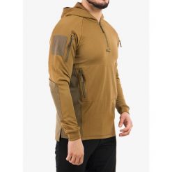 Bluza bushcraft męska Helikon-Tex Range Hoodie. Brązowe bluzy bez kaptura męskie HELIKON-TEX, l. Za 261.99 zł.