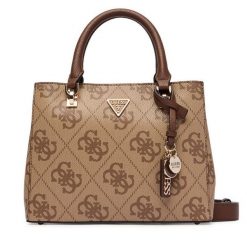 Torebka Guess. Brązowe torebki klasyczne damskie Guess, z aplikacjami, bez dodatków. Za 639.99 zł.