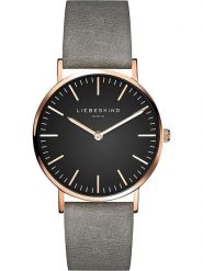 Liebeskind Zegarek kwarcowy w kolorze różowozłoto-szaro-czarnym rozmiar: onesize. Szare, analogowe zegarki damskie Liebeskind, ze stali. Za 318.37 zł.