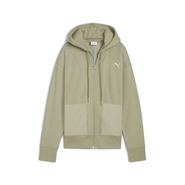 Damska rozpinana bluza z kapturem HER o luźnym kroju PUMA. Zielone bluzy sportowe damskie Puma, l. Za 279.00 zł.