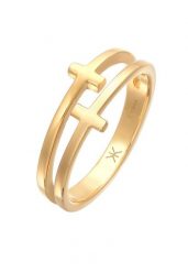 KUZZOI Męski krzyż podwójny nowoczesny w srebrze próby 925 Sterling Silver Biżuteria męska 1 ct Męskie. Szara biżuteria dla mężczyzn KUZZOI, srebrne. Za 258.99 zł.