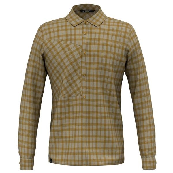 Koszula męska Salewa FENES FLANNEL 5 00-00000284467189. Brązowe koszule męskie Salewa, m, z aplikacjami, z elastanu, bez kołnierzyka, bez ramiączek. Za 413.47 zł.