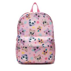 Plecak LITTLEST PET SHOP. Czerwone plecaki damskie LITTLEST PET SHOP, bez wzorów, sportowe. Za 129.99 zł.