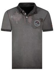Canadian Peak Koszulka polo "Kimaceak" w kolorze antracytowym rozmiar: XXL. Czarne koszulki polo męskie Canadian Peak, xxl, bez wzorów, z bawełny, bez ramiączek. Za 88.02 zł.
