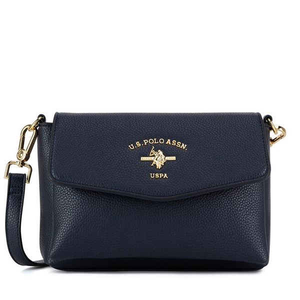 Torebka U.S. Polo Assn. Niebieskie listonoszki damskie U.S. Polo Assn., bez wzorów, bez dodatków. Za 219.99 zł.