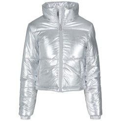 Damska kurtka Urban Classic Metalic Gt Parka. Szare kurtki damskie Urban Classics, na zimę, l, bez wzorów. W wyprzedaży za 282.50 zł.