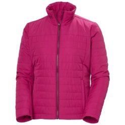 Damska kurtka ocieplana Helly Hansen Crew 2.0. Czerwone kurtki damskie Helly Hansen, l, bez wzorów, z materiału, bez kaptura. Za 779.00 zł.