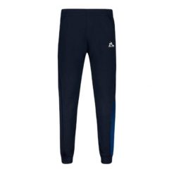 Spodnie Slim-fit Le Coq Sportif Heritage SP N°1. Niebieskie spodnie materiałowe męskie Le Coq Sportif, bez wzorów. Za 313.45 zł.
