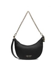 Nine West Torebka CEO-Zerna-KY258 Czarny. Czarne torebki klasyczne damskie Nine West, bez wzorów, z materiału, bez dodatków. Za 179.99 zł.