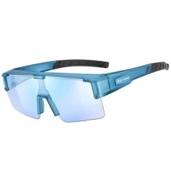Polaryzowane okulary przeciwsłoneczne sportowe z ramką z poliwęglanu. Niebieskie okulary przeciwsłoneczne męskie WEST BIKING, z materiału. Za 158.28 zł.