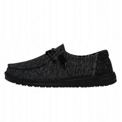 HEYDUDE Damskie Mokasyny Wendy Sox. Czarne mokasyny damskie Hey dude, z materiału. Za 179.00 zł.