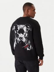 HUGO Bluza Dubraxo 50557482 Czarny Relaxed Fit. Czarne bluzy bez kaptura męskie Hugo, m, z bawełny. Za 599.99 zł.