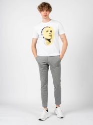 Tommy Hilfiger Spodnie "Bleecker" | MW0MW19857 | Bleecker | Mężczyzna | Szary. Szare spodnie materiałowe męskie Tommy Hilfiger, bez wzorów, z denimu. W wyprzedaży za 269.00 zł.