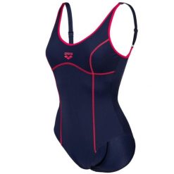 Damski kostium kąpielowy 1-częściowy Arena Tania Clip. Czerwone stroje jednoczęściowe damskie Arena, xs, bez wzorów. Za 274.00 zł.