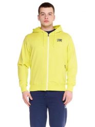 Bluza z kaptur na siłownia na co dzień. Czarne bluzy sportowe męskie LEONE 1947 APPAREL, bez wzorów, z dresówki, bez kołnierzyka, bez ramiączek. Za 126.26 zł.