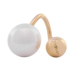 Pierścionek TWINSET. Żółte pierścionki damskie Twinset, złote. Za 419.99 zł.