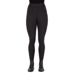 Damskie legginsy jeździeckie z pełną przyczepnością Imperial Riding Tamara. Niebieskie legginsy damskie IMPERIAL RIDING, z aplikacjami, z materiału. Za 408.80 zł.