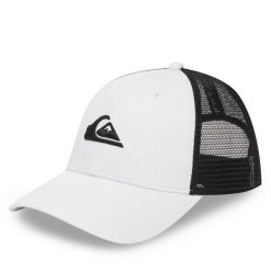 Czapka z daszkiem Quiksilver. Białe czapki męskie Quiksilver, bez wzorów. Za 79.99 zł.