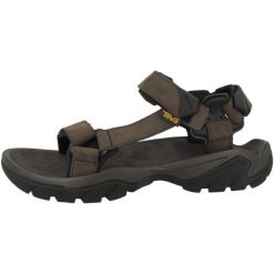 Buty do chodzenia męskie Teva Terra. Brązowe buty trekkingowe męskie Teva, z materiału, bez zapięcia, trekkingowe. Za 573.00 zł.
