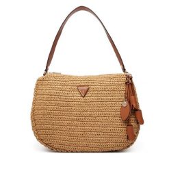 Torebka Guess. Brązowe torebki klasyczne damskie Guess, z aplikacjami, bez dodatków. Za 639.99 zł.