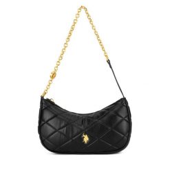 Torebka U.S. Polo Assn. Czarne torebki klasyczne damskie U.S. Polo Assn., bez wzorów, bez dodatków. Za 167.99 zł.