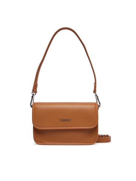 Lacoste Torebka NF5147EG Brązowy. Brązowe torebki klasyczne damskie Lacoste, bez wzorów, ze skóry, bez dodatków. Za 379.99 zł.