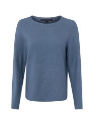 Franco Callegari Sweter z dzianiny Kobiety Bawełna niebieski, XL. Niebieskie swetry klasyczne damskie Franco Callegari, uniwersalny, z bawełny, bez kołnierzyka. Za 249.95 zł.