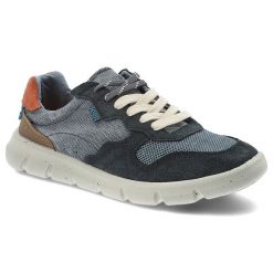 Granatowe Sneakersy Jeep Sportowe Obuwie Męskie. Niebieskie buty sportowe na co dzień męskie Jeep, bez zapięcia. Za 369.00 zł.