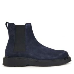 Sztyblety Calvin Klein. Niebieskie sztyblety męskie CALVIN KLEIN, bez zapięcia. Za 519.99 zł.
