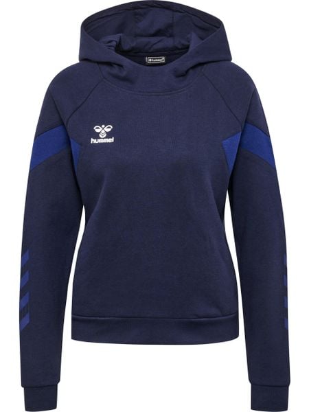 Sweatshirt bluza z kapturem dla kobiet Hummel Travel. Niebieskie bluzy sportowe damskie HUMMEL, xl, z bawełny. Za 250.50 zł.