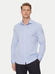 Marc O'Polo Koszula B21750442256 Błękitny Regular Fit. Niebieskie koszule męskie Marc O´Polo, m, bez wzorów, z bawełny, bez kołnierzyka, bez ramiączek. Za 219.99 zł.