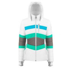 Kurtka narciarska damska Poivre Blanc. Białe kurtki damskie Poivre Blanc, xl, bez wzorów, z poliesteru, bez kaptura, narciarskie. W wyprzedaży za 448.00 zł.