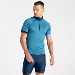 Pedal It Out Out męska koszulka rowerowa. Niebieskie t-shirty sportowe męskie Dare 2b, m, ze skóry, bez ramiączek, trekkingowe. W wyprzedaży za 109.99 zł.