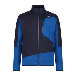 Bluza męska turystyczna CMP 34E2627. Niebieskie bluzy bez kaptura męskie CMP, l, z materiału. Za 249.99 zł.