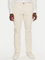 Tommy Hilfiger Spodnie materiałowe MW0MW32932 Écru Regular Fit. Spodnie materiałowe męskie Tommy Hilfiger, bez wzorów, z materiału. Za 449.99 zł.