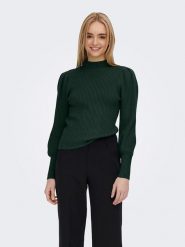 ONLY Sweter w kolorze ciemnozielonym rozmiar: L. Zielone golfy damskie Only, l, bez wzorów, bez ramiączek. Za 96.83 zł.