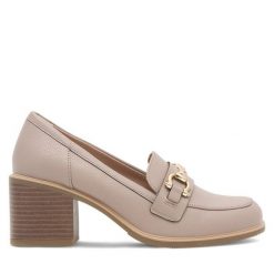 Półbuty Clara Barson. Brązowe półbuty damskie Clara Barson, bez wzorów, bez obcasa, na obcasie. Za 149.99 zł.