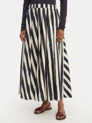 Weekend Max Mara Spódnica midi Duomo 2615101022 Granatowy Regular Fit. Niebieskie spódniczki damskie Weekend Max Mara, bez wzorów, z bawełny, midi. Za 1,309.00 zł.