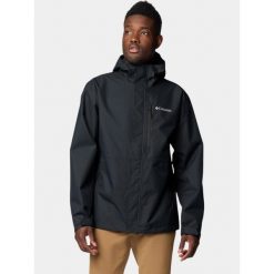 Płaszcz przeciwdeszczowy męski Columbia Hikebound II. Czarne płaszcze męskie Columbia, l, bez wzorów, sportowe. Za 399.99 zł.