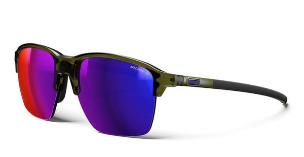 Okulary przeciwsłoneczne Julbo Crossline - Spectron 3 HD. Zielone okulary przeciwsłoneczne damskie JULBO. Za 674.29 zł.