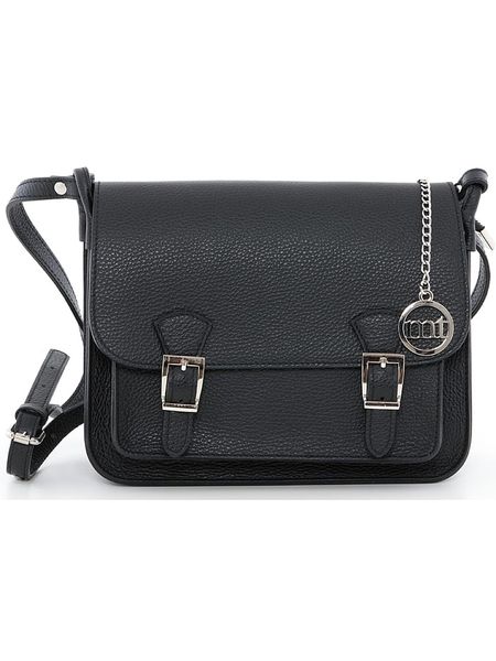 Mia Tomazzi Skórzana torebka "Ontani" w kolorze czarnym - 26 x 18 x 9 cm rozmiar: onesize. Czarne torebki klasyczne damskie Mia Tomazzi, bez wzorów, z materiału, bez dodatków. Za 260.99 zł.