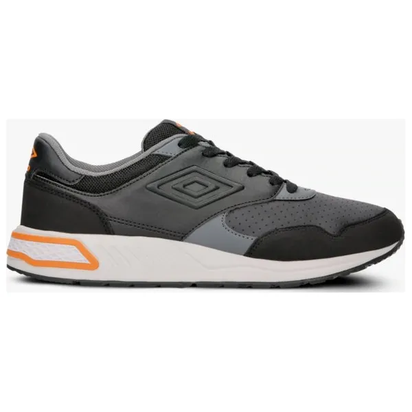 Umbro Laystall Low buty męskie, czarny, rozmiar 45. Czarne buty sportowe na co dzień męskie Umbro, z gumy, bez zapięcia. W wyprzedaży za 103.99 zł.