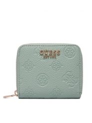 Guess Portfel Cresidia II Logo SWPD98 88137 Zielony. Zielone portfele damskie Guess, z aplikacjami, ze skóry. Za 219.99 zł.