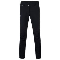 Spodnie narciarskie damskie Hannah Ilia 8.000 mm. Szare spodnie materiałowe damskie Hannah, bez wzorów, sportowe. W wyprzedaży za 199.90 zł.