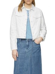 S.Oliver Kurtka dżinsowa w kolorze białym rozmiar: 40. Białe kurtki damskie S.Oliver, s, bez wzorów, bez kaptura. Za 130.99 zł.