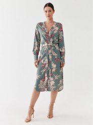 Vero Moda Sukienka codzienna Easy Laurel 10297341 Zielony Regular Fit. Zielone sukienki damskie Vero Moda, na co dzień, s, bez wzorów, z wiskozy, bez kołnierzyka, bez ramiączek, proste. Za 179.99 zł.