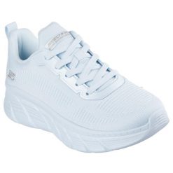 Buty sportowe damskie Skechers Bobs B Flex Hi Fly. Niebieskie buty sportowe na co dzień damskie Skechers, bez wzorów, z materiału. Za 390.00 zł.